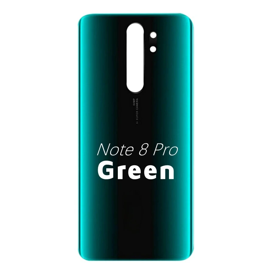 Back Cover for Xiaomi Redmi Note 8 Pro Back Battery Cover Glass Panel Note8 Rear Housing Door for Redmi Note 8 Battery Cover housing of mobile phone Housings & Frames