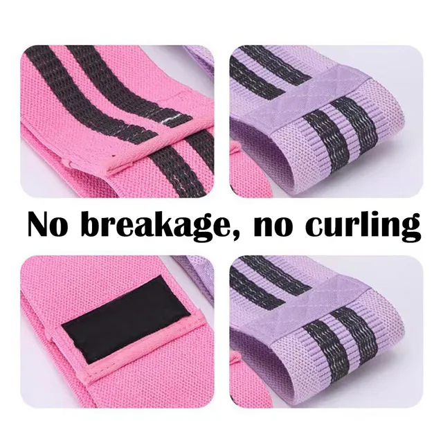 Fabric Resistance Hip Booty Bands Glute Thigh Elastic Workout Bands Squat Circle Stretch Fitness Strips Loops Yoga Gym Equipment 5