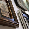 9-21/set American Retro Home Wall Hanging Deer Head Art Oil Painting Photo Solid Wood Photo Frame Wall Ornament Home Decoration 2