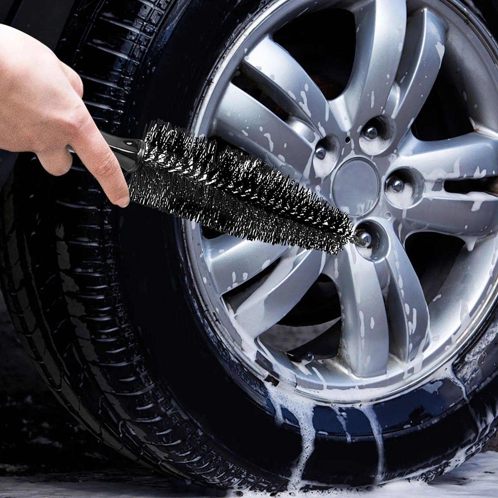 Car Protector For Car Seats For Kids Protective Film Clear Interior Wheel Brush Can Wheel And Rim Detail Brush With Long