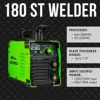 291 Easy Weld 180 ST 120V/230 V Welder DUAL VOLTAGE-120/230 input power and adapter 2