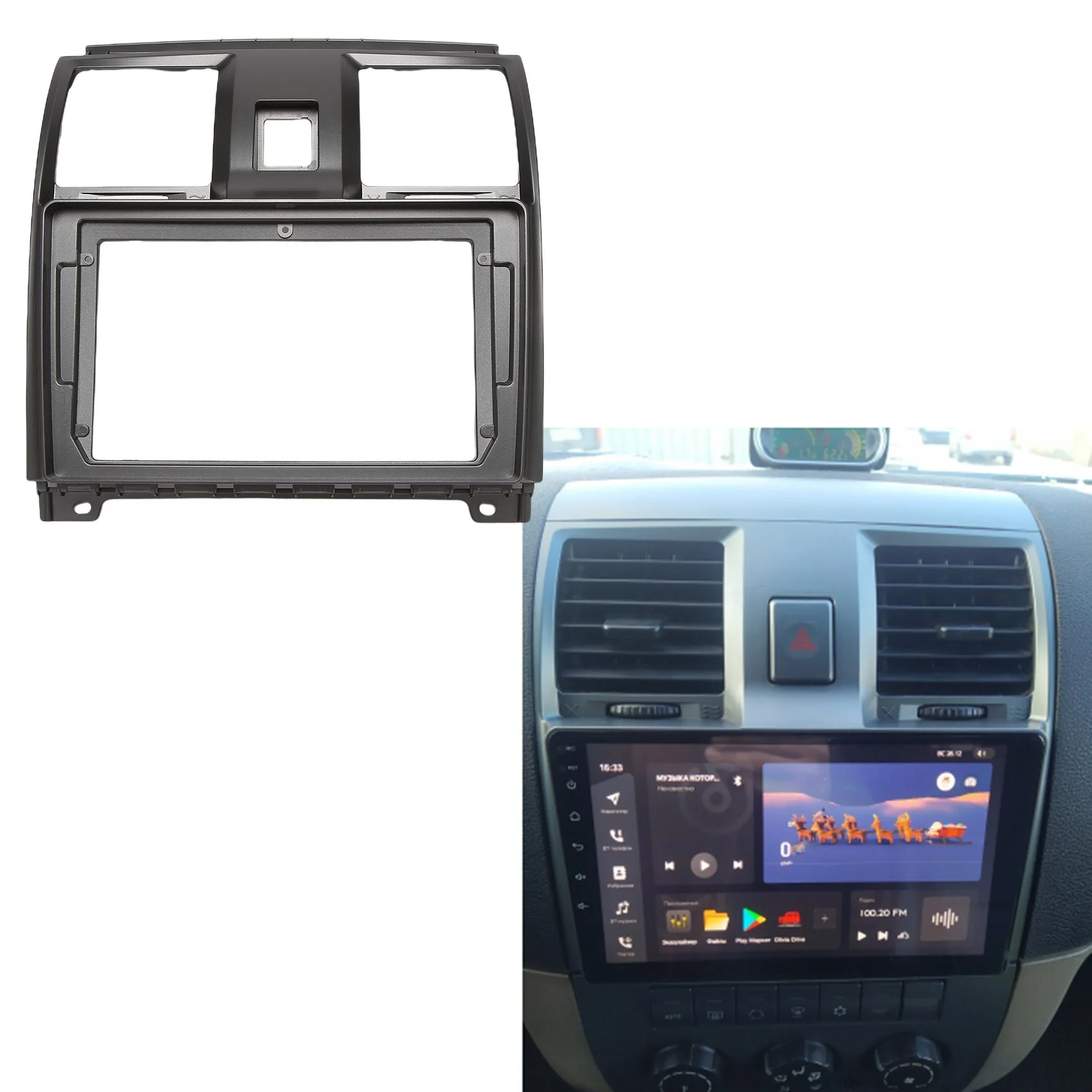 UAZ ƮƮ 2012-2016 DVD ׷  ÷Ʈ    ġ  Ʈ ŰƮ, 2Din ڵ  ٸ