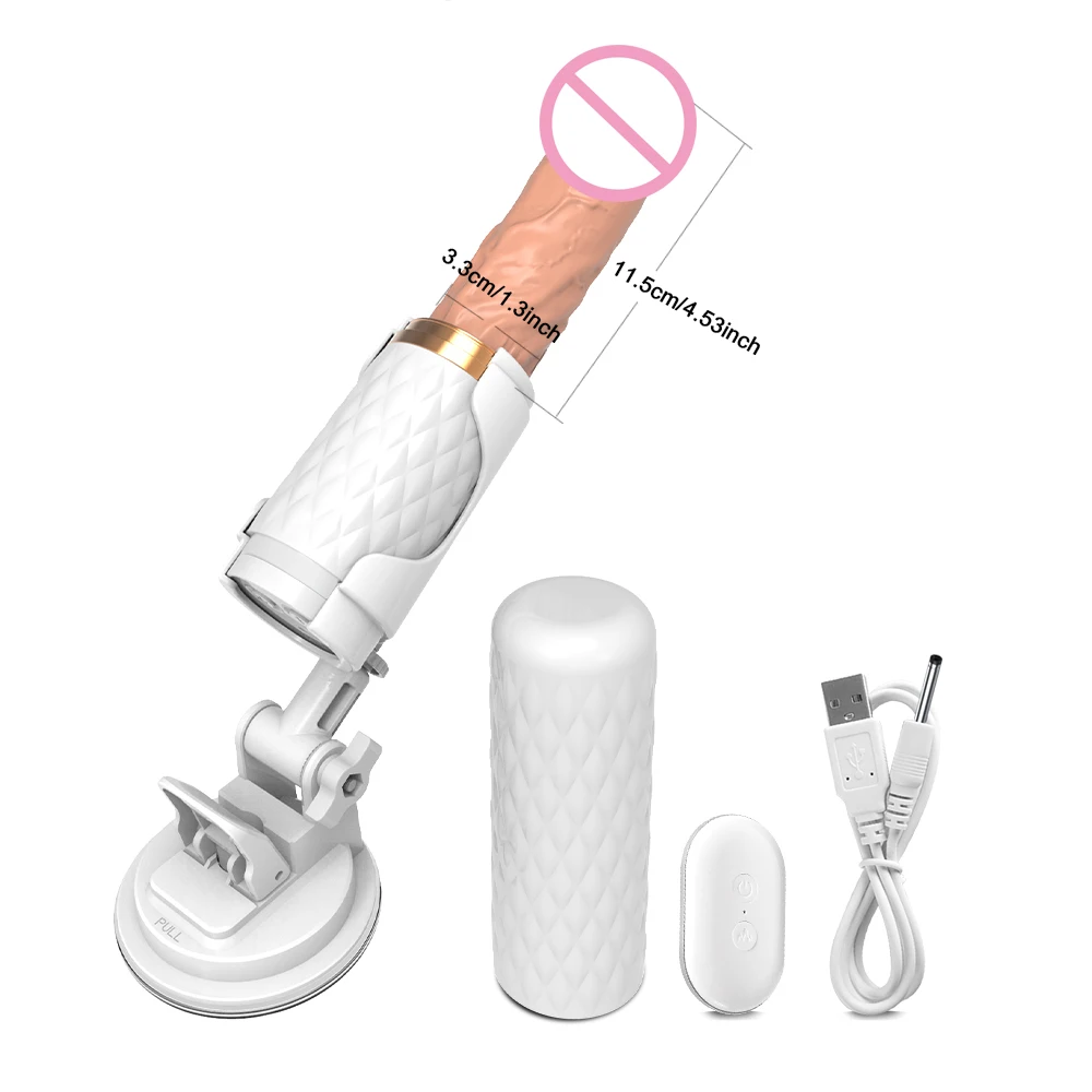 Remote Control Automatic Thrusting Heating Vibrator/Dildo