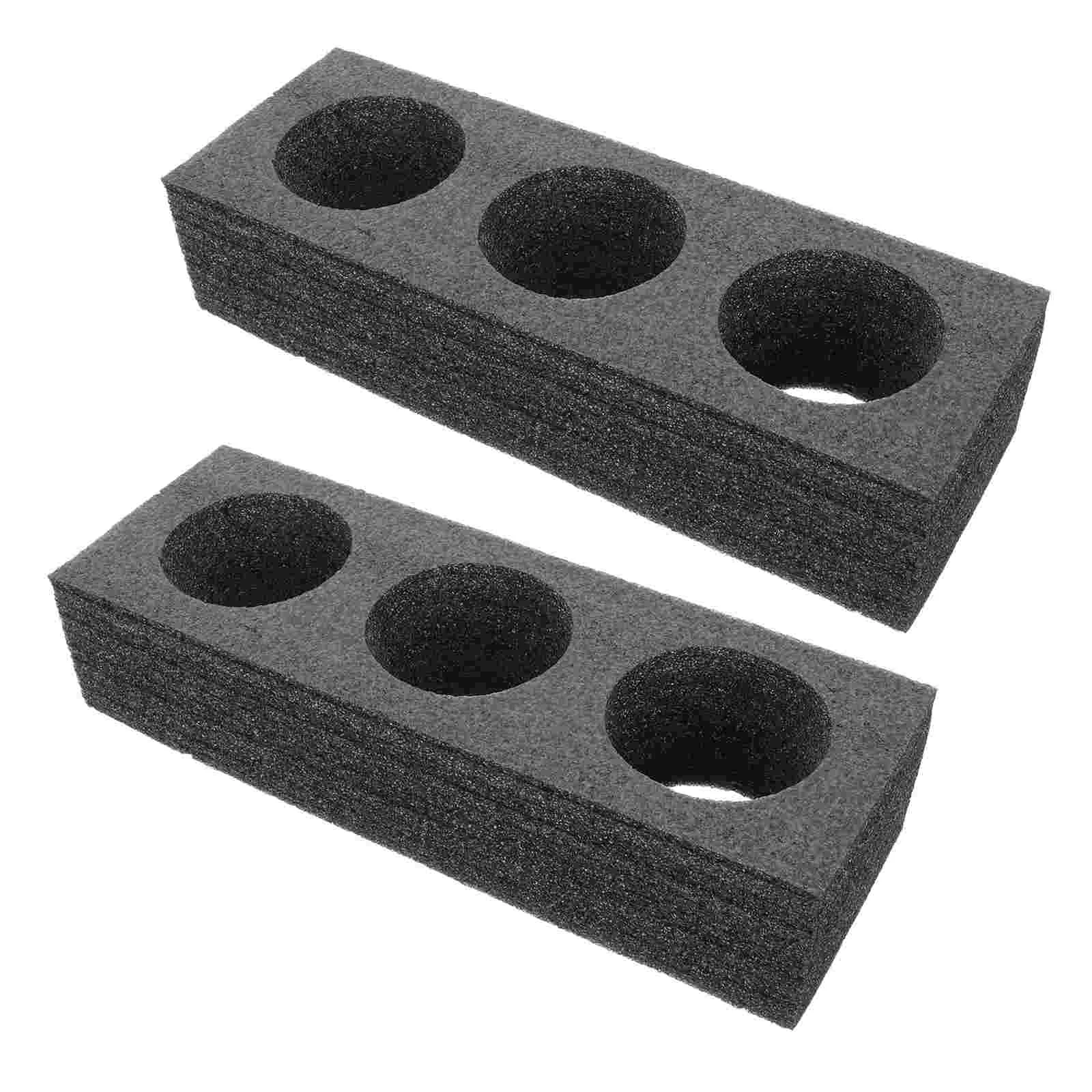 2 Pcs Cup Storage Holder Milk Tea Drink Cup Outdoor Stand Takeout Tray Coffee Carrier Packing Pearl Cotton Beverage Rack Mug
