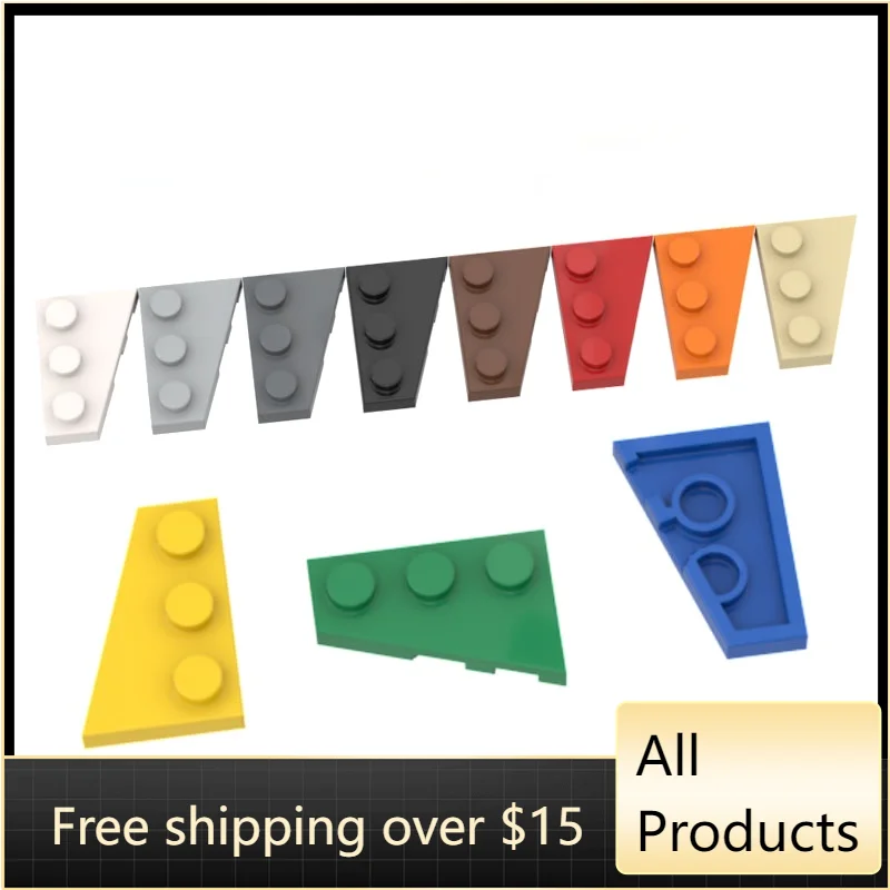 

10 шт. высокотехнологичные сборные частицы 43723 2x3 клиновидная доска (слева) набор строительных блоков сменные детали игрушки для детей Подарки