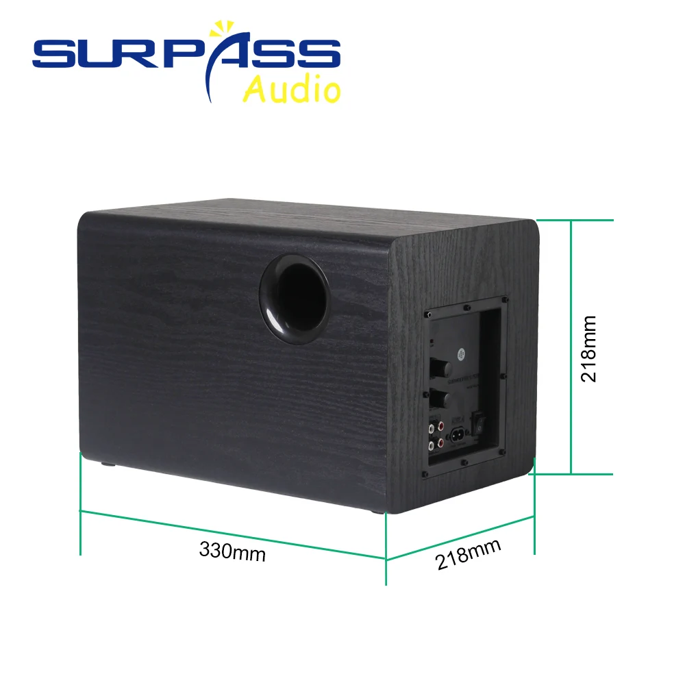 Active HIFI Subwoofer 6.5 Inch Woofer 100W Audio Speaker For Amplifier Home Theater Loudspeaker Stereo