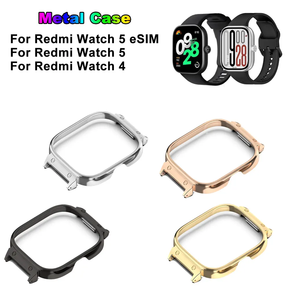 Redmi Watch Metal Frame Protector - 20MM Stainless Steel Bumper Cover