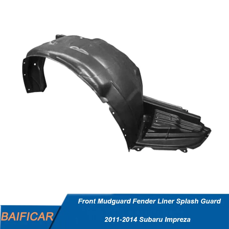 Front Right Fender Liner For 2011-2014 Subaru Impreza WRX – Part #59110FG040, Plastic, Direct Fit