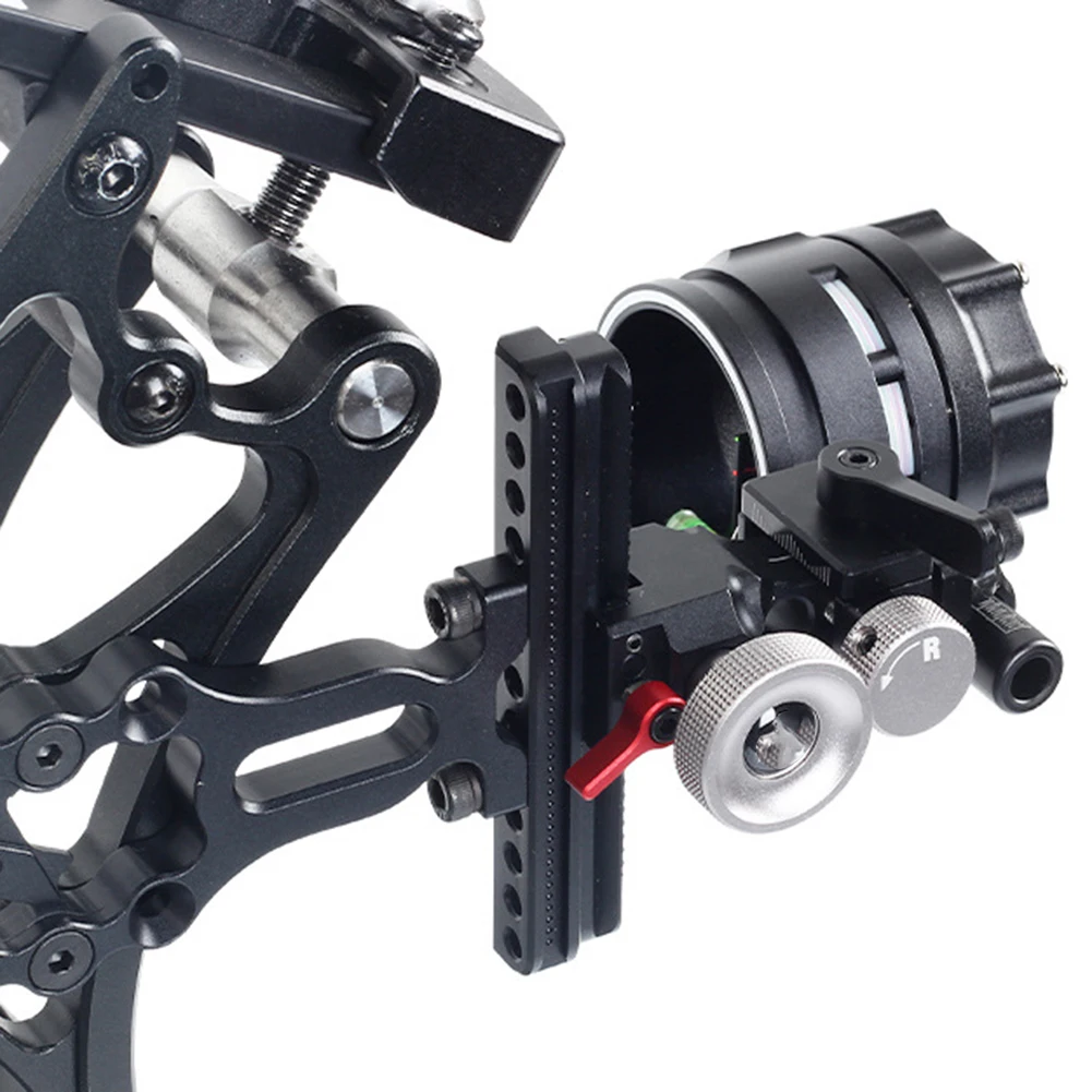 

Single Needle Flywheel Sight Pulley Bow Sight Pulley Bow Flywheel Brand New Adjustment Aiming Sight Pulley Bow