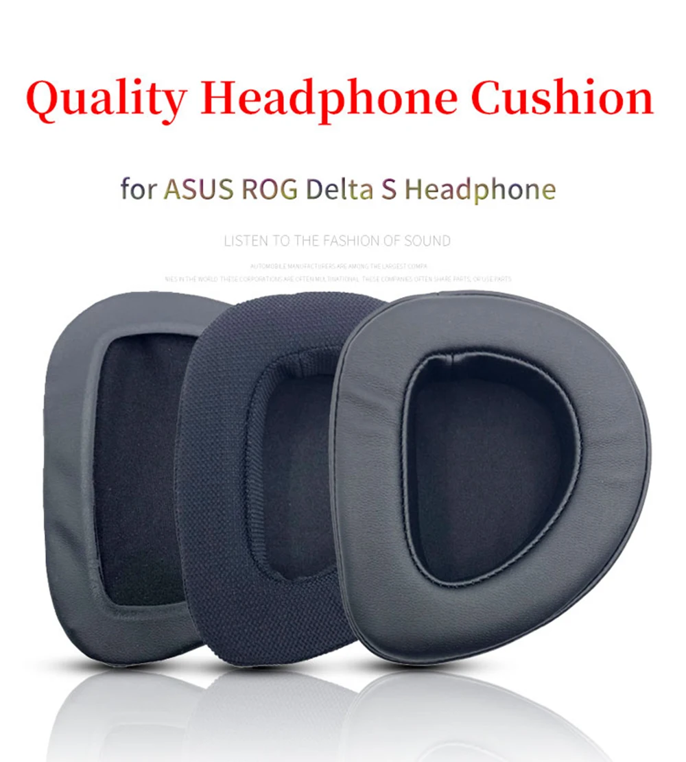 Ear Pads For ASUS ROG Delta S Headphone Cushion Delta S Elite Edition HeadBeam Cover Foam Earpads Sponge Earmuffs
