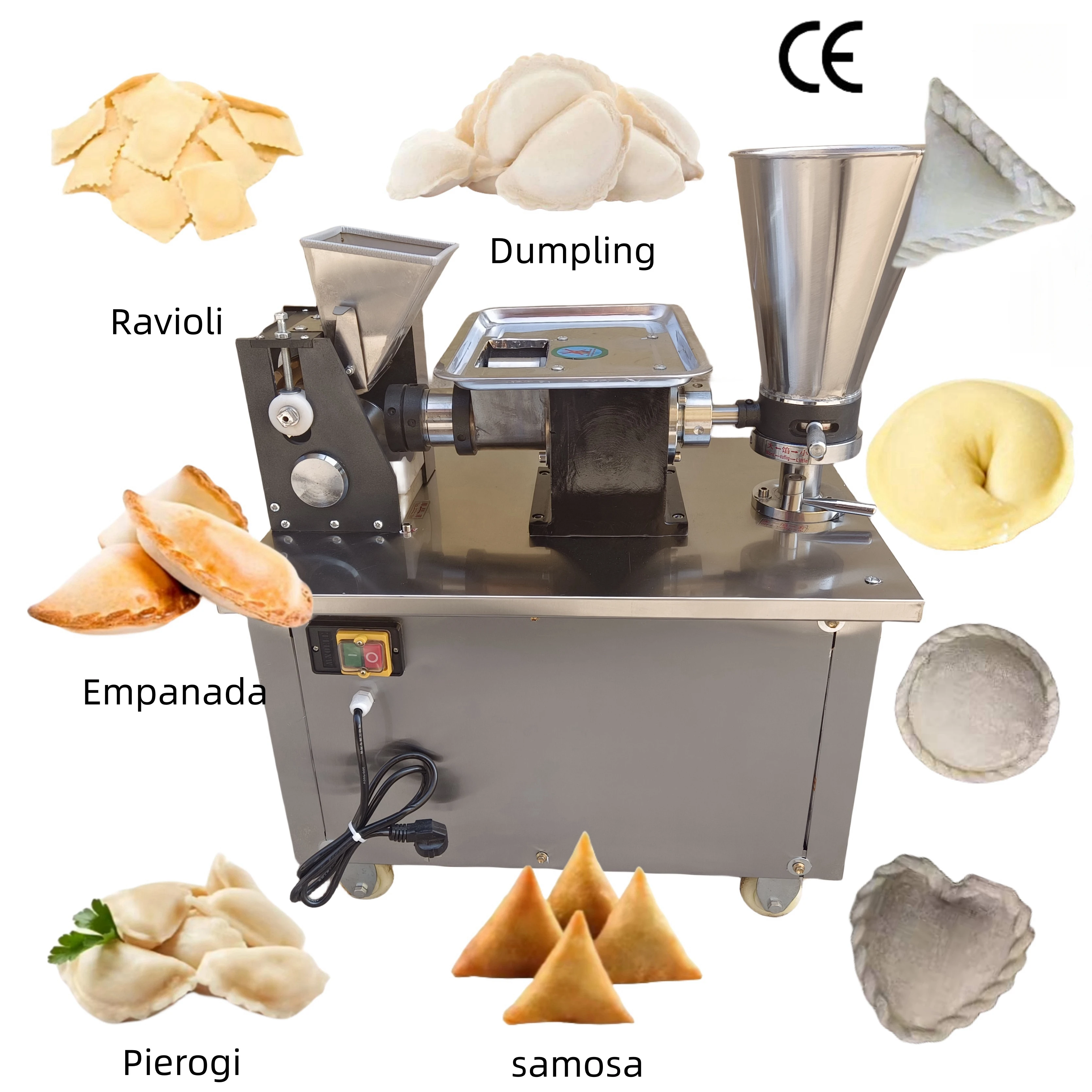 4500pcs/h Automatic Momo Ravioli Folding Large Pie Maquina Para Hacer Somosa Empanada Spring Roll Dumpling Samosa Make Machine patti large samosa maquina de hacer empanada tortellini rolling china dumpling make machine auto