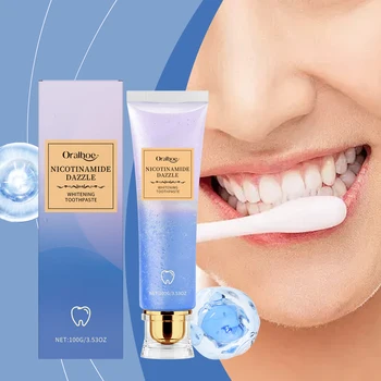 Niacinamide Corrector Toothpaste Whitening Teeth Stain Plaque Remover Protect Enamel Reduce Yellowing Tooth Refreshing Oral Care 1
