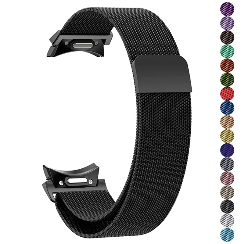 No Gap Milanese Loop Per Samsung Galaxy Watch 6 Classic 43Mm 47Mm 40 44Mm Quick Fit Cinturino Curvo 5Pro 45Mm Bracciale