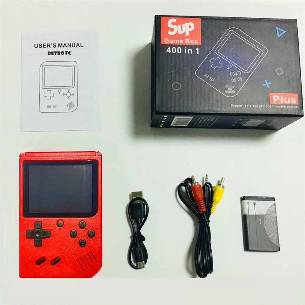 【New release】 A Red Retro Classic Games Children's Handheld Small Game ...