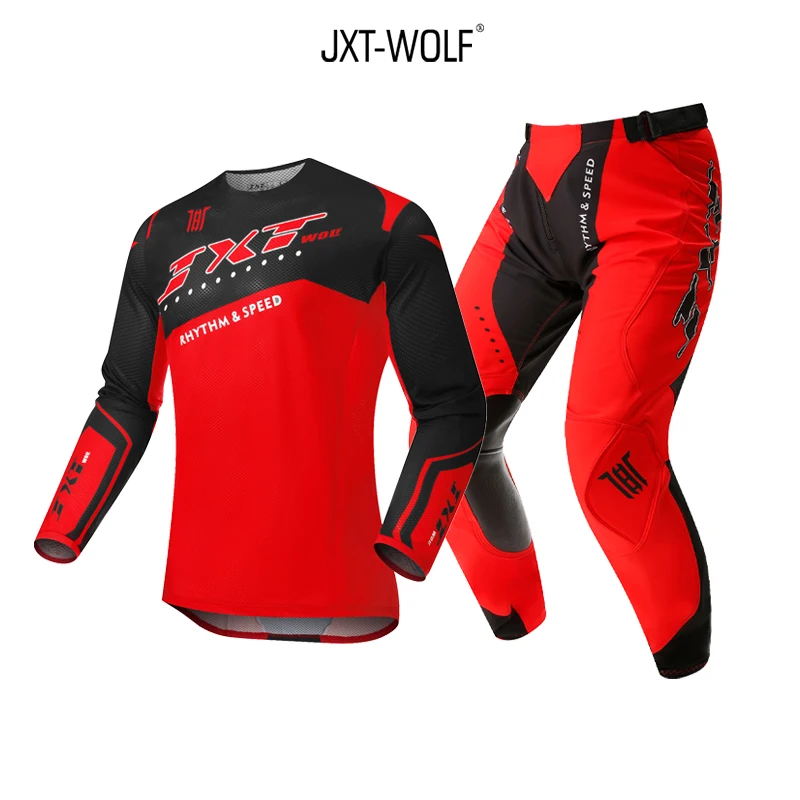 Conjunto de ropa protectora para montar en motocicleta, traje de secado rápido para ciclismo de montaña todoterreno, novedad