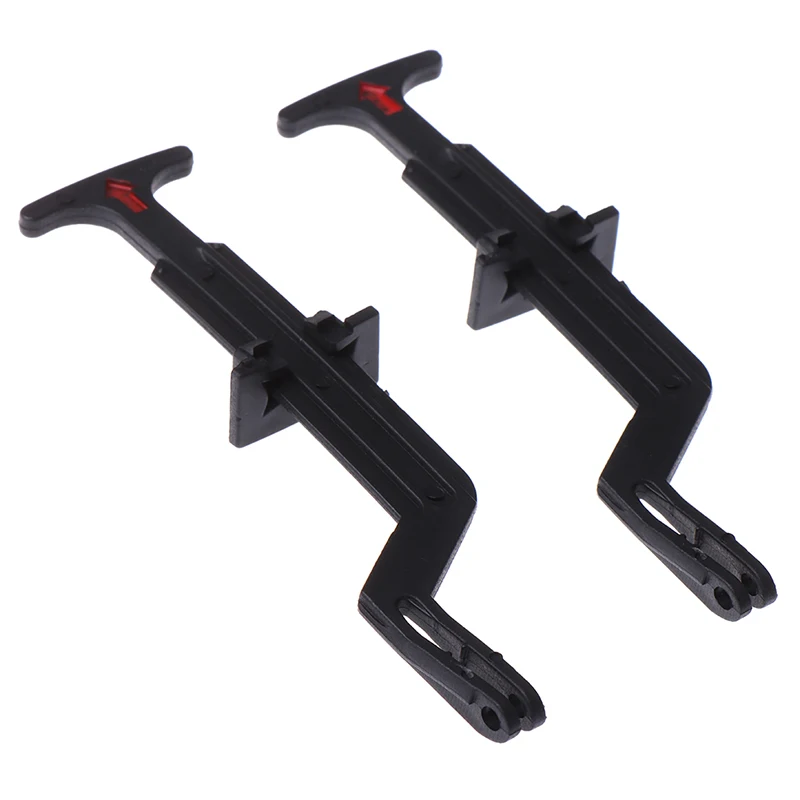 2Pcs/Set Bonnet Hood Release Rod Lock Latch Black Handle Clips 3B0823593 For VW For Passat B5 / B5.5 1998-2004 Car Accessories