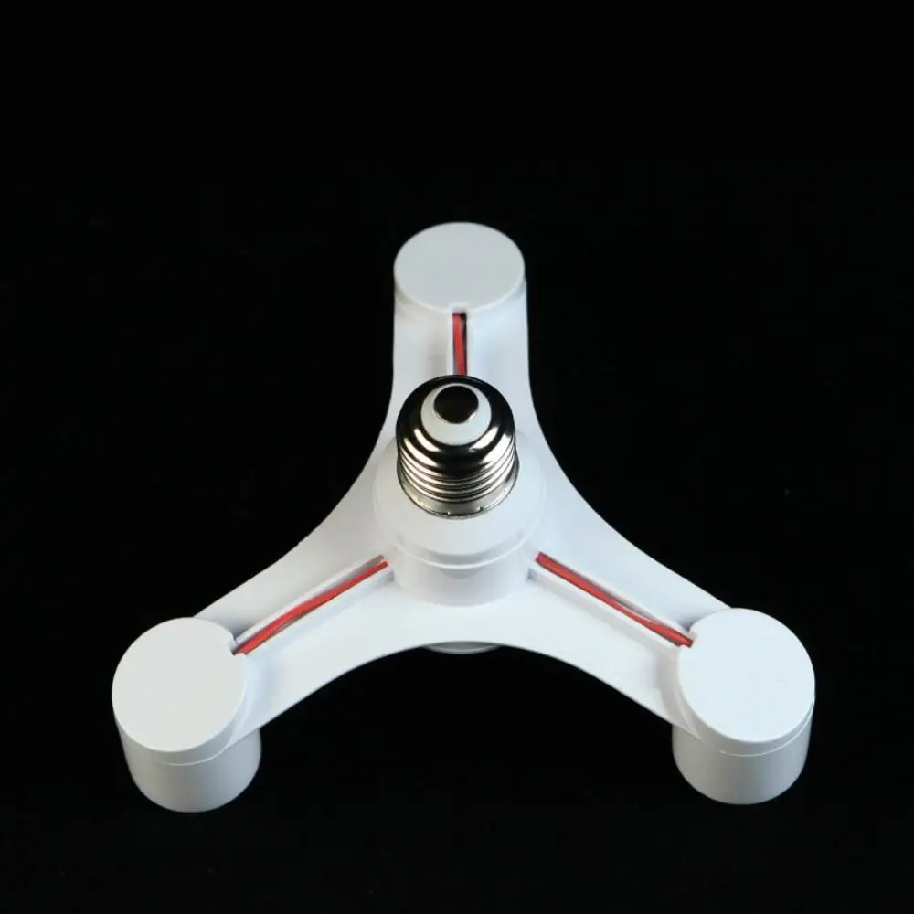 E27 to E27 LED Bulb Lamp Holder 2 in 1/3 in 1/4 1/5 1 Base Socket Splitter LED Lamp Socket Light Bulb Adapter Holder