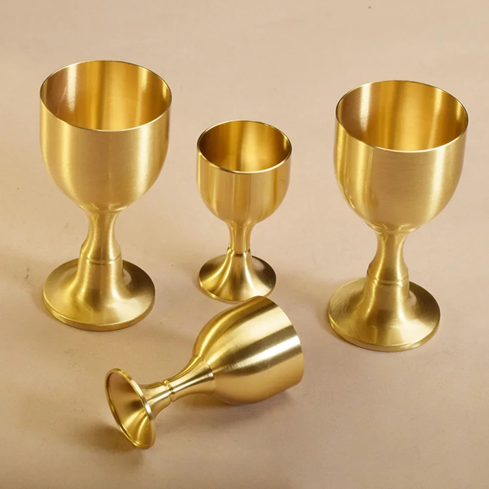 Wedding Drinkware Kitchen Items Party For Home Home Supplies Wine Glass High Foot Wine Cup Anti-rust Household - 5