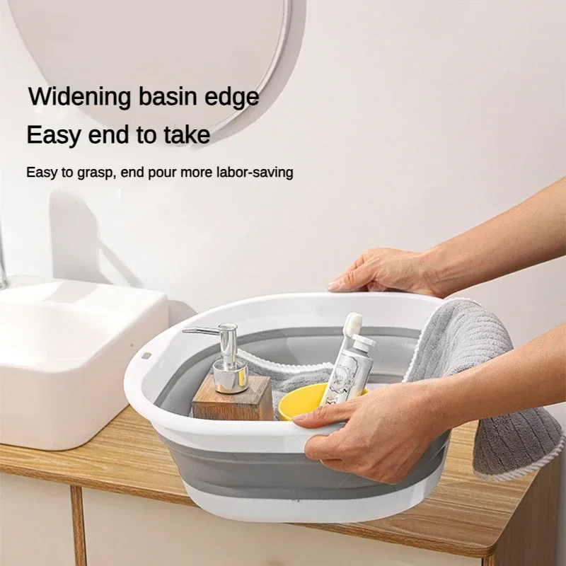 Folding Wash Basin Multi-purpose Lightweight Hanging Collapsible Basin for Camping Sink and RV Sinks Cleaning Tool folding wash basin,collapsible wash basin,foldable wash basin