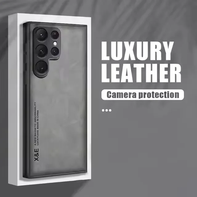 Magnetic Leather Silicon Phone Case - Premium Edition