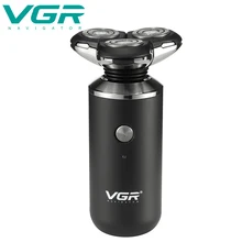 

VGR Electric Shaver For Men Triple Blade Beard Shaver Trimmer Electric Razor Beard Cutting Machine Waterproof USB Charging V-317