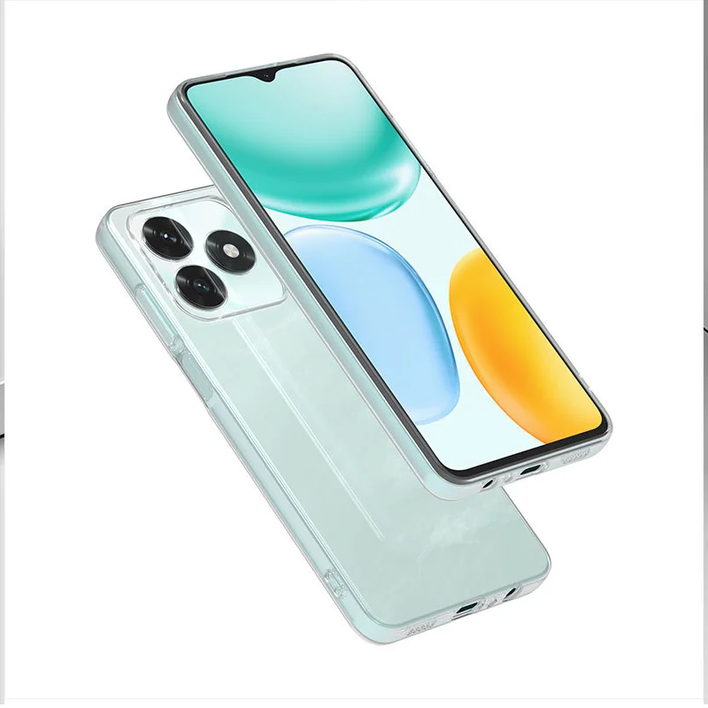 Ultra-Thin Transparent TPU Soft Back Cover - Clear Protective Bumper Case
