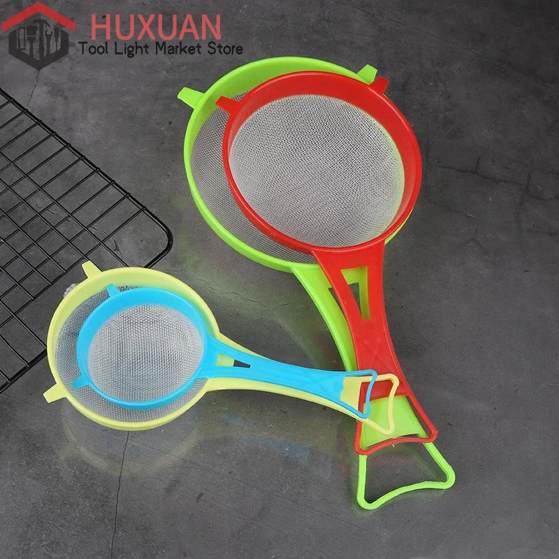 Set di 4 filtri a rete multiuso con manico: perfetti per tè, succhi, farina, latte di soia, ecc. - Gadget da cucina, facili da filtrare - Image 3