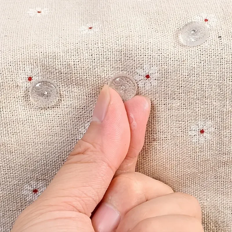 Bed sheet clip 50Pcs bed sheet clip fixer transparent twist nail home slip-resistant blankets cover gripper fixing sofa cushion fixing tools
