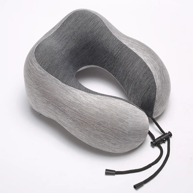 

Multifunction Ice Silk Memory Cotton U-shaped Pillow Slow Rebound Soft Travel Neck Pillow Office Aircraft Car Sleep Headrest