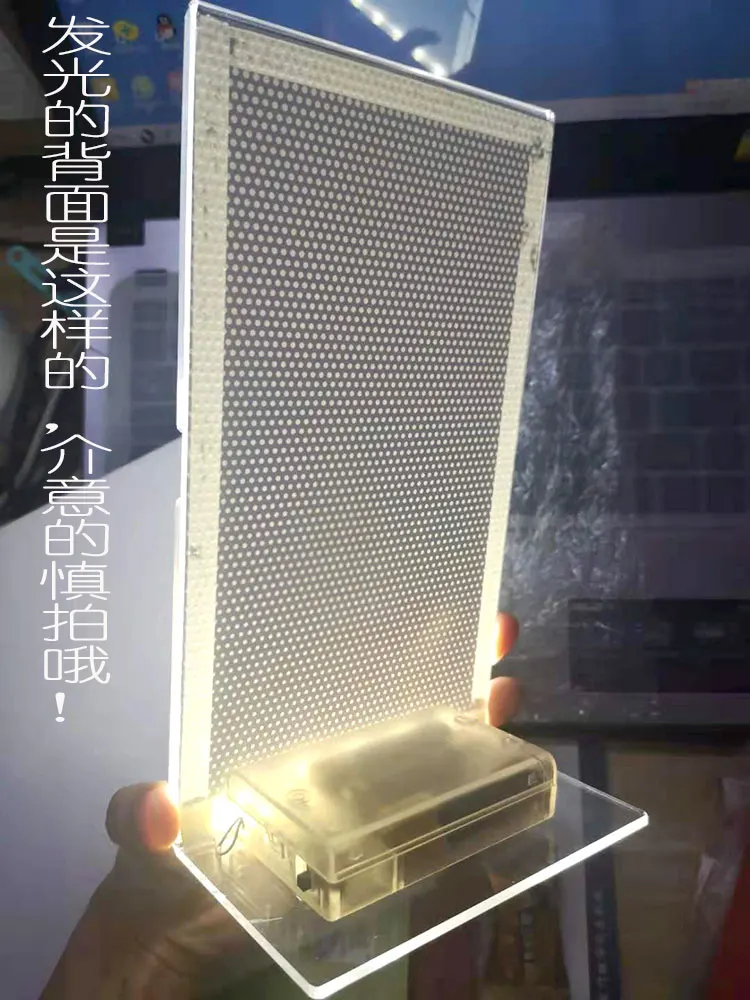 Acrylic Decca led Light Box Table Ads Singel Page for Wine List Price Display Table Desk/Restaurant Desk Sign/Bar/ktv, In Stock