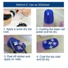 Laser Nail Vinyls - Hollow Nail Stencil Stickers, Transfer Guide Template for Heart, Star, Fish Nail Art Decals and Decorations 4