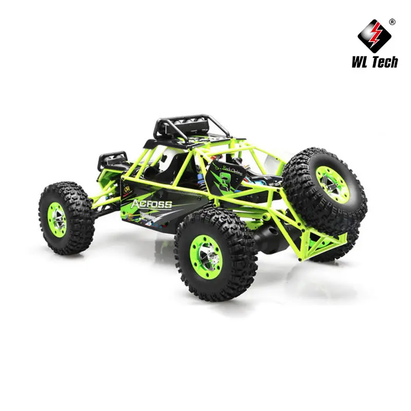 WL 12428 WLtoys 1/12 4WD RC Racing Car High Speed Off-Road Remote Control Alloy Climbing Truck LED Light Buggy Toys Kids Gift 2