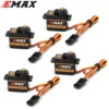 EMAX ES08MD II ES08A II Mini Metal Digital Servo 12g for RC Model Airplane High-Speed Mini Metal Gear for FPV RC Airplane Fixed 3