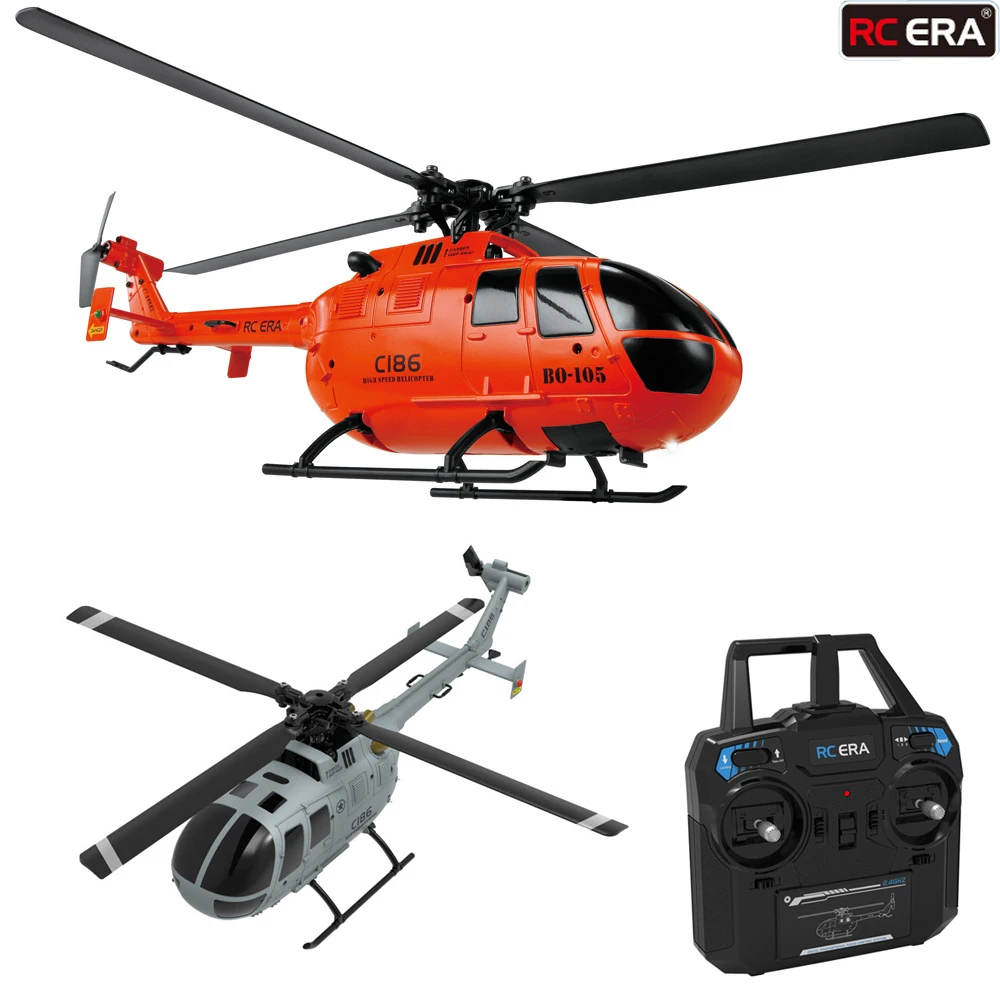 C186 RC Helicopter 4 Propellers 2.4G 4CH 6-Axis Gyro Altitude Hold