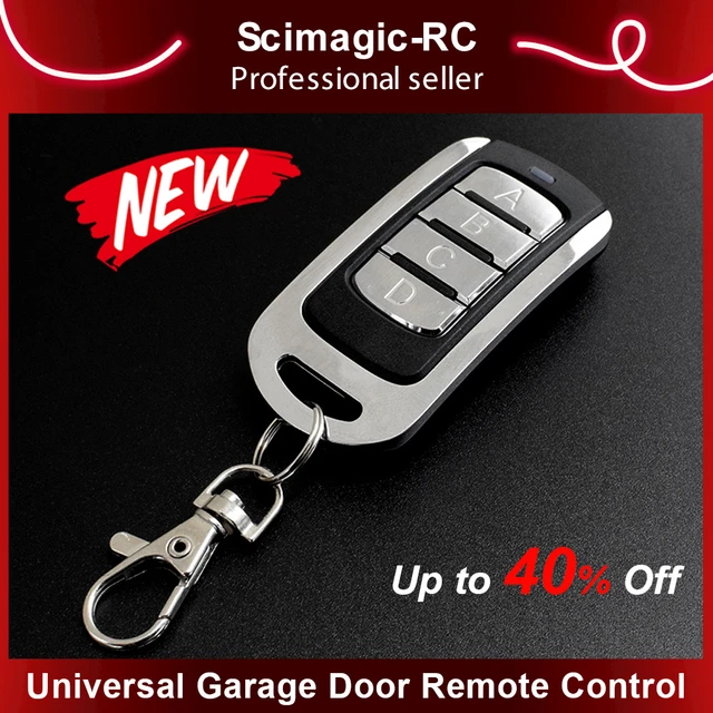 controle portao de garagem Scimagic-rc multi frequência duplicado  280-868mhz controle remoto da porta da