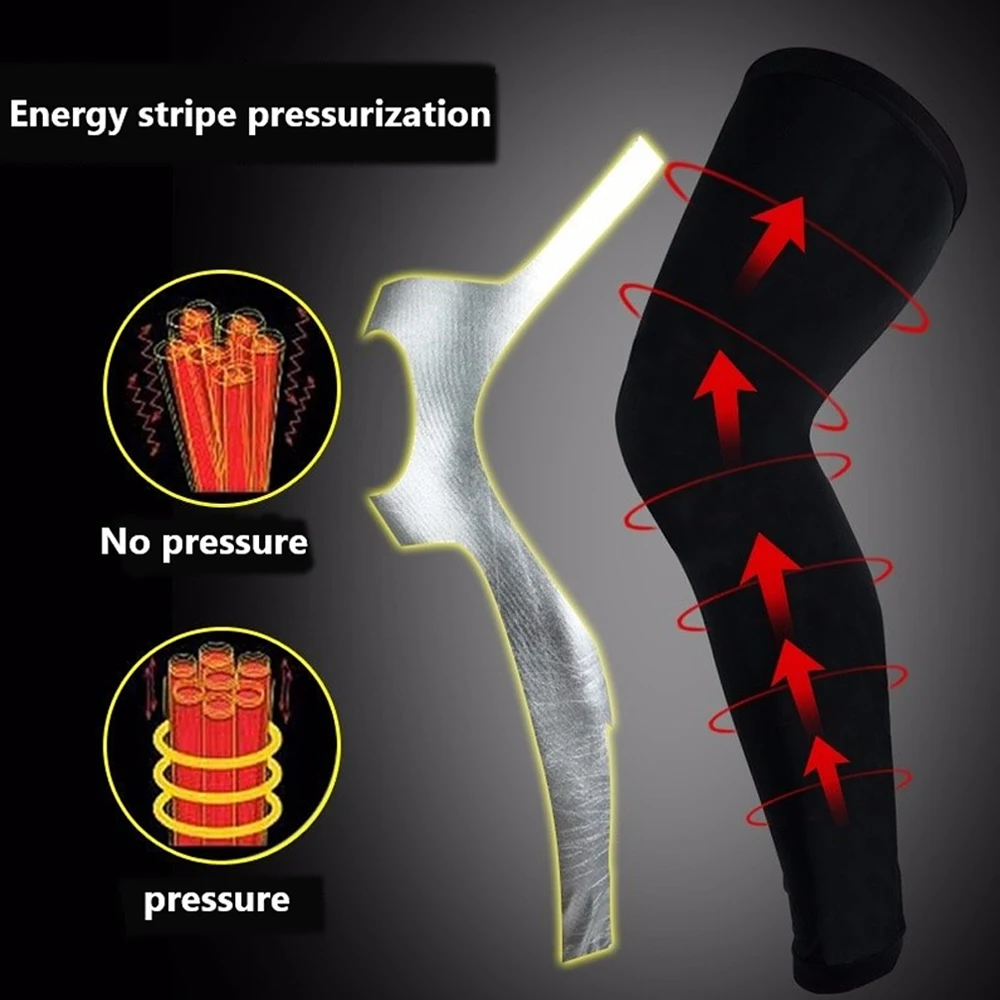 Leg compression sleeves 1 PCS sports full length leg support
