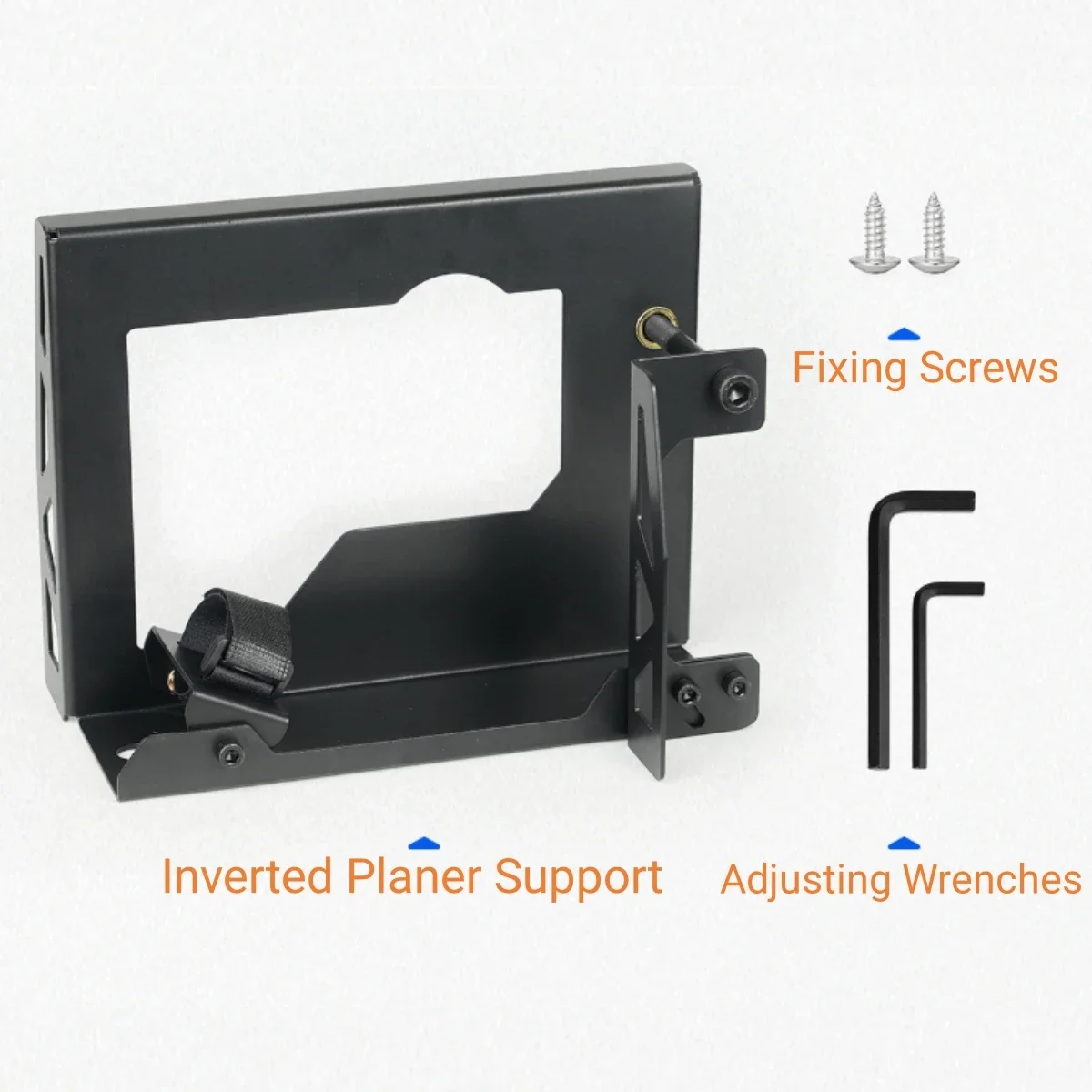 Heavy-Duty Inverted Planer Stand - Steel Bracket for Woodworking and Household Support