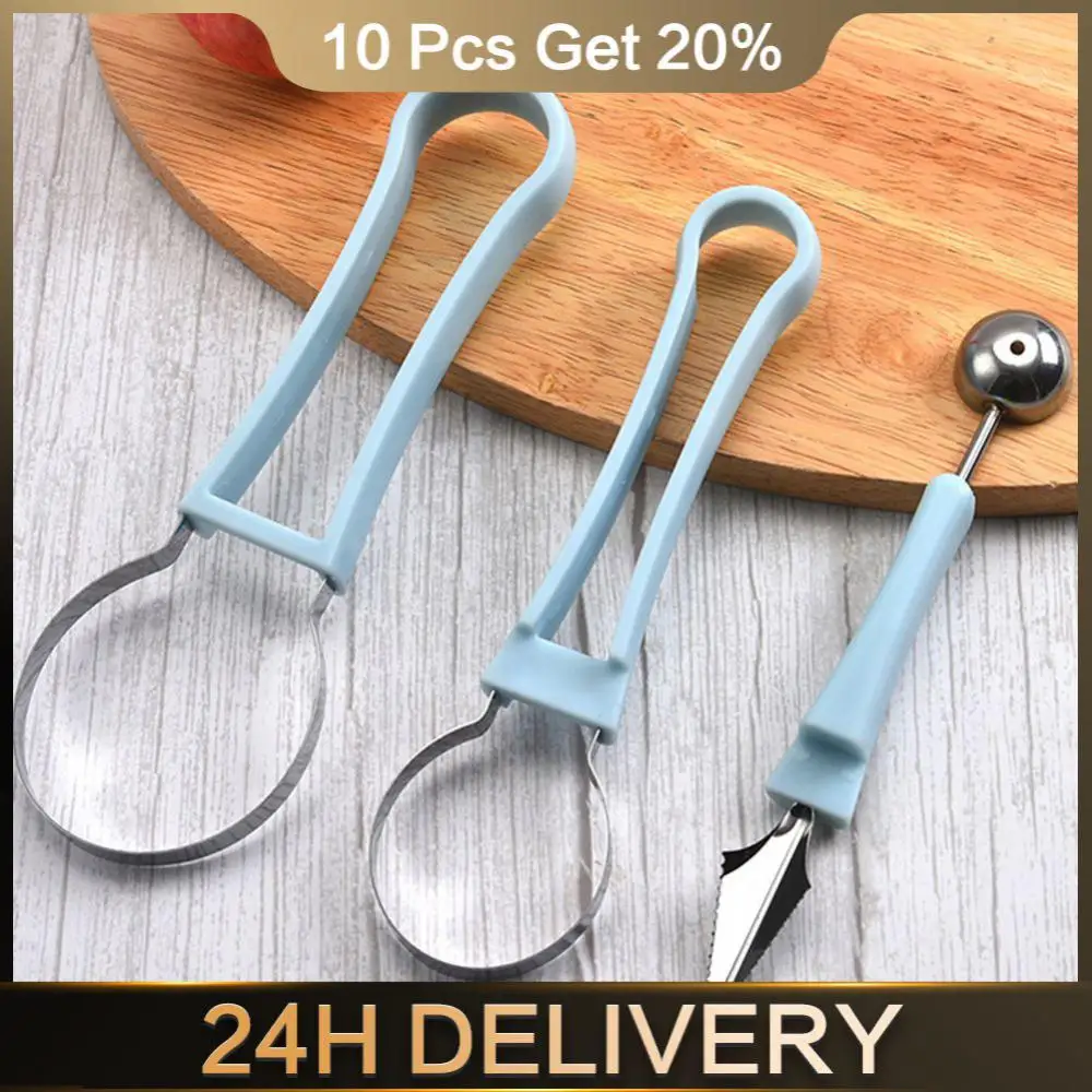 Fruit Ball Carving Knife Smooth Fruit Ball Digger Vegetable Tools Planer Surface Polishing 2 Colors Optional Pulp Scoop