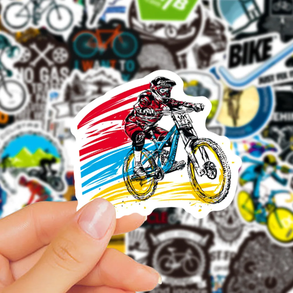100 Stück Fahrrad-Aufkleber, Fahrrad-Aufkleber