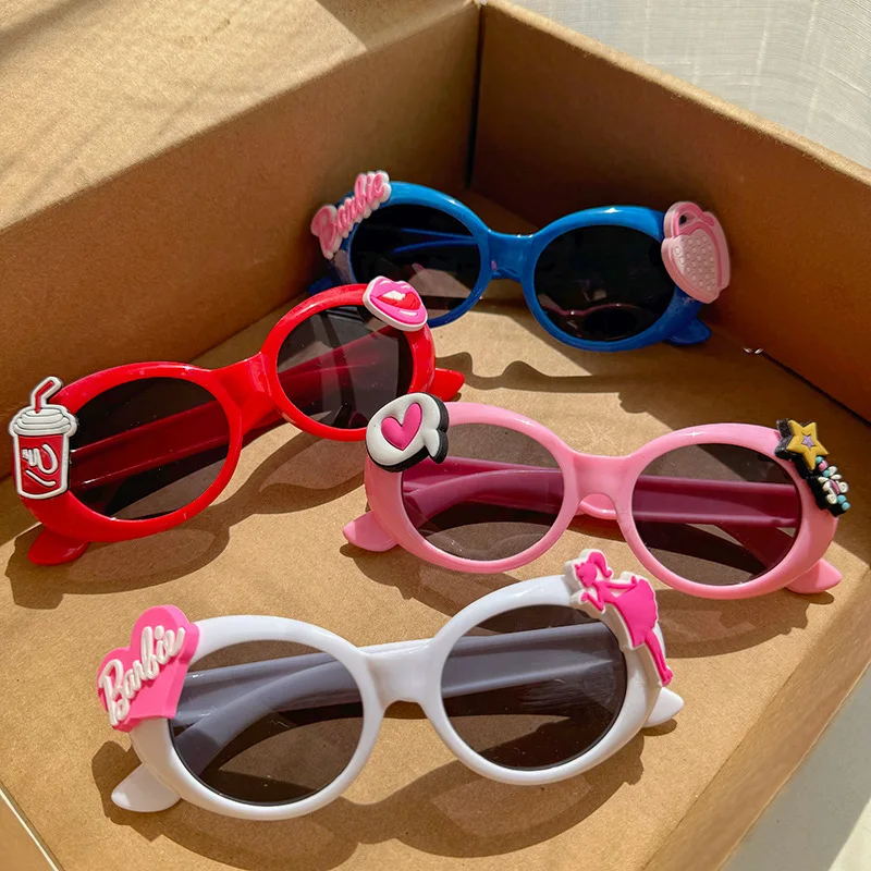 HelloKitty Sunglasses Baby Sunshade Sunglasses Photo Cute Cartoon Sunglasses Children Outdoor Kids Sun Protection Shades Glasses