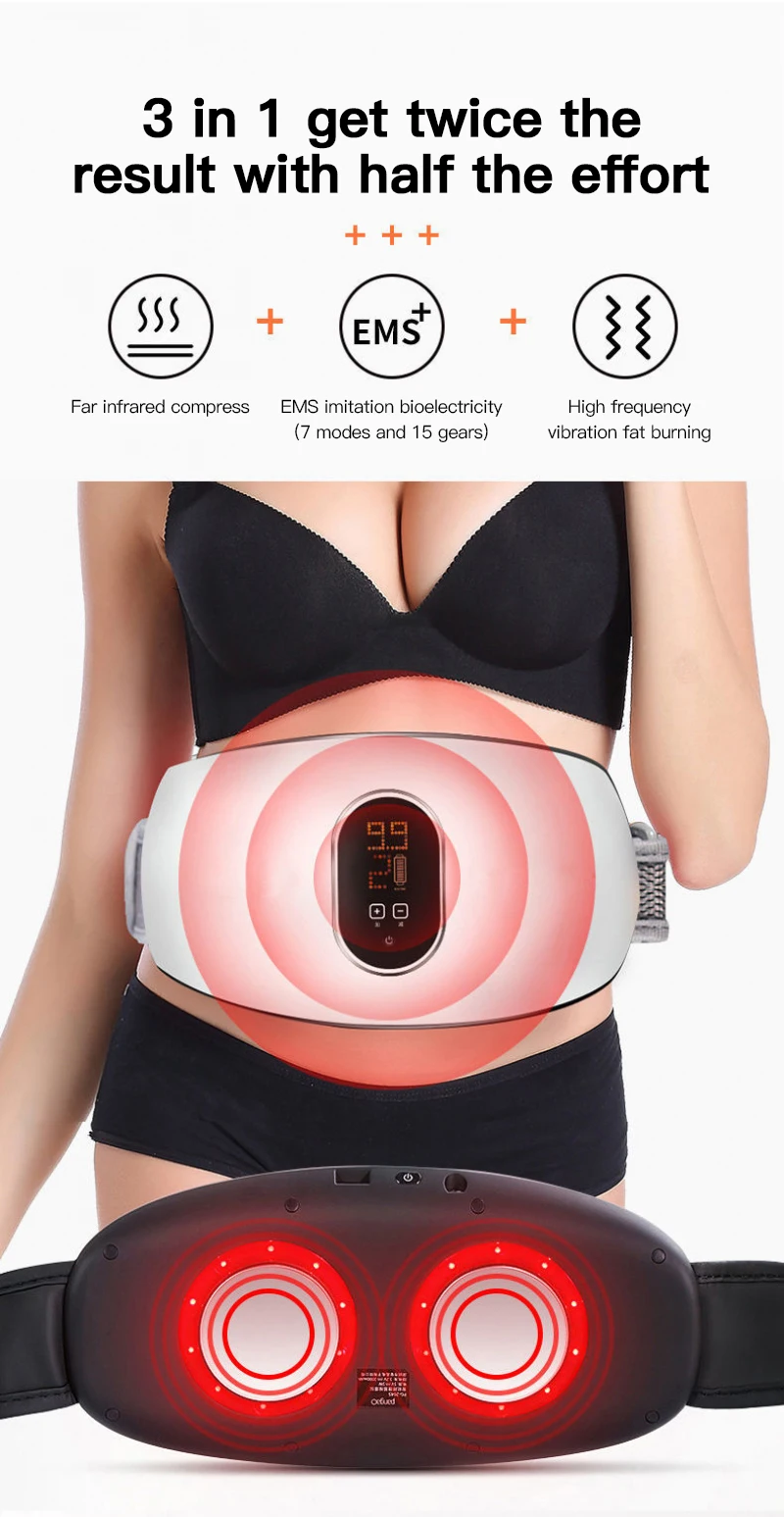 Body Slimming machine weight loss lazy big belly full body thin waist stovepipe Fat Burning Abdominal Massage fitness equipment