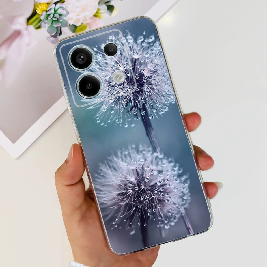 New Fashion Painted Clear Silicone Soft TPU Phone Case for Xiaomi Poco X6 Pro 5G