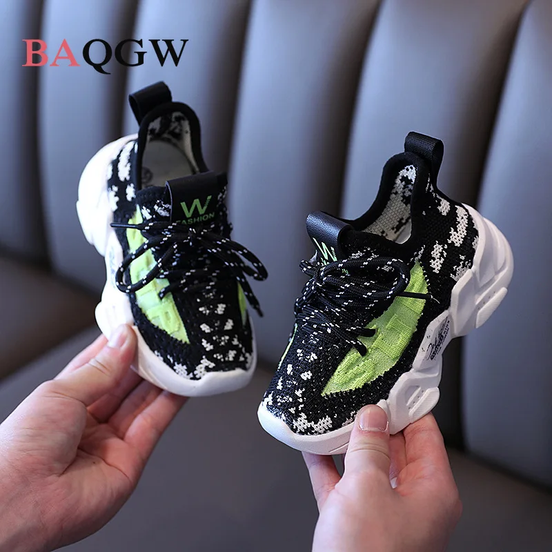 Stretchy Soft KIDS Shoes Baby Boys Sport Shoes Baby Girls Workout Sneakers 1-6 Years Running Shoes for Boys Girls Size 21-30