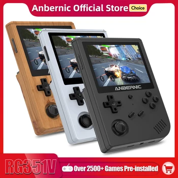 ANBERNIC RG351V Retro Games Built-in 16G RK3326 Open Source 3.5 INCH 640*480 Handheld Game Console Emulator For Playing Games 1