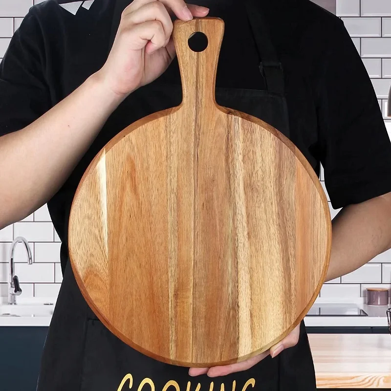 Extra Large Acacia Wood Paddle Cutting Board