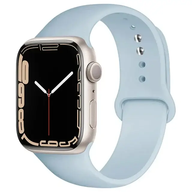 Silicone Band For Apple Watch straps 49mm 40mm 44 mm 45mm 46mm 42mm 41mm 38mm sports bracelet iWatch series 10 9 8 3 SE ultra 2 - Image 10