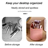360° Rotating Makeup Brushes Holder Cosmetic Brush Storage Box Desktop Organizer Lipstick Pen Eyebrow Pencil Jewelry Container 5