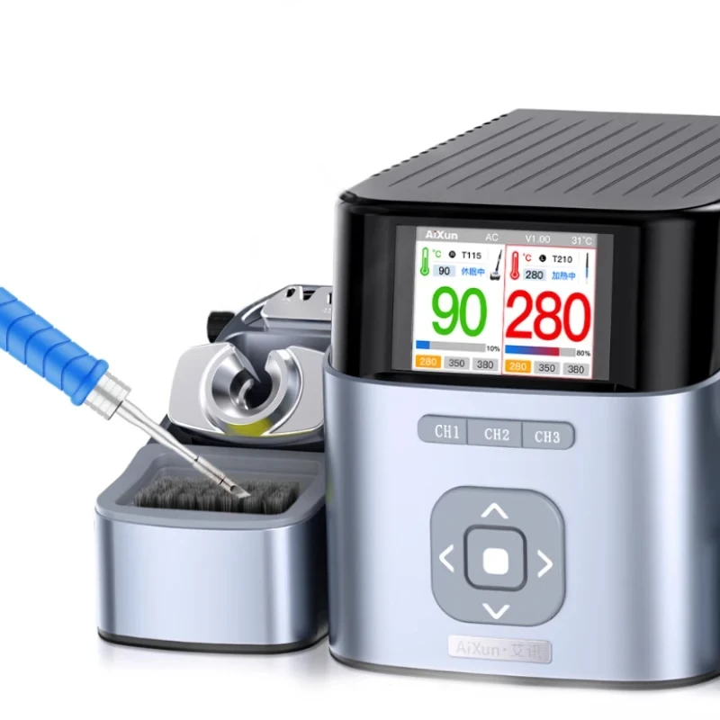 Aixun 노데드 앵글 청소, 납땜 다리미 헤드 청소 브러시, 0.1mm, 손상 없음, 360 °, 산화층 제거
