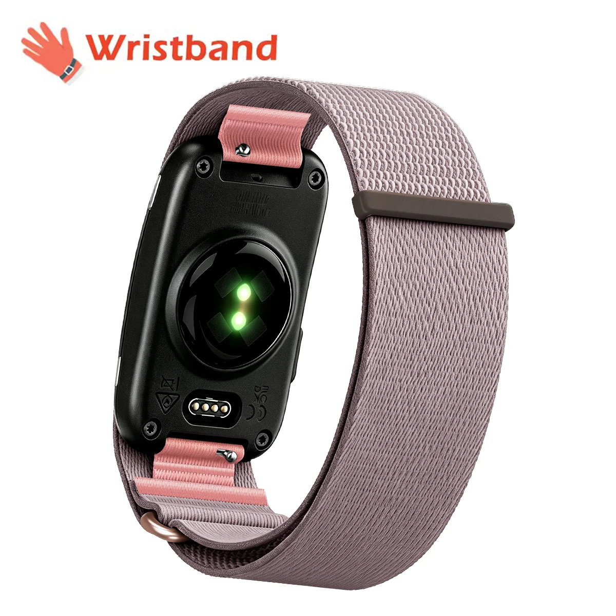 Nylon Woven Adjustable Loop Strap for Sports Fitness Tracker - Replacement Wristband for Men and Women
