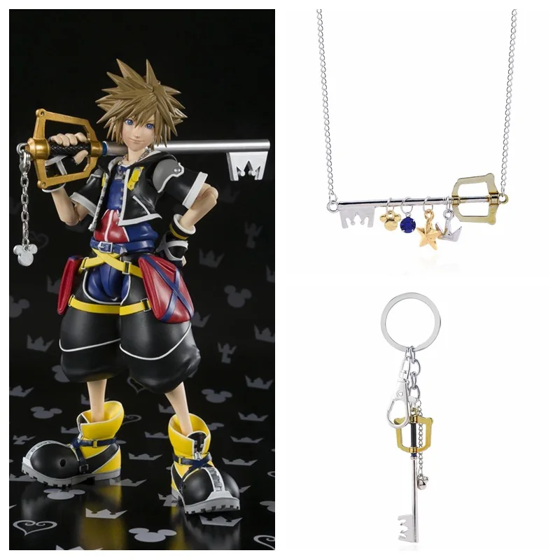 Kingdom Hearts Sora Llavero con forma de llave para hombre y mujer kingdom-hearts-sora-llavero-con-forma-de-llave-para-hombre-y-mujer